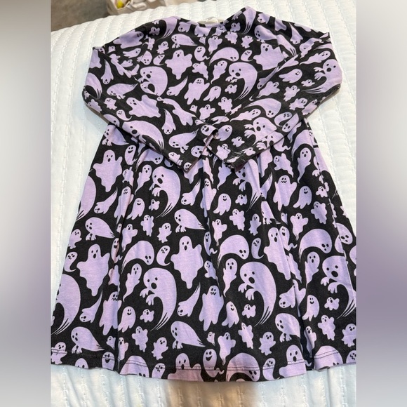 H&M Other - H&M Girls Halloween Dress Black and Purple Size 5T